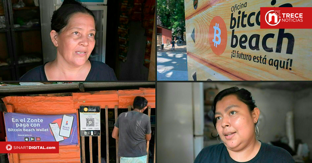 Cotización récord del bitcóin transforma vidas en una playa de El Salvador