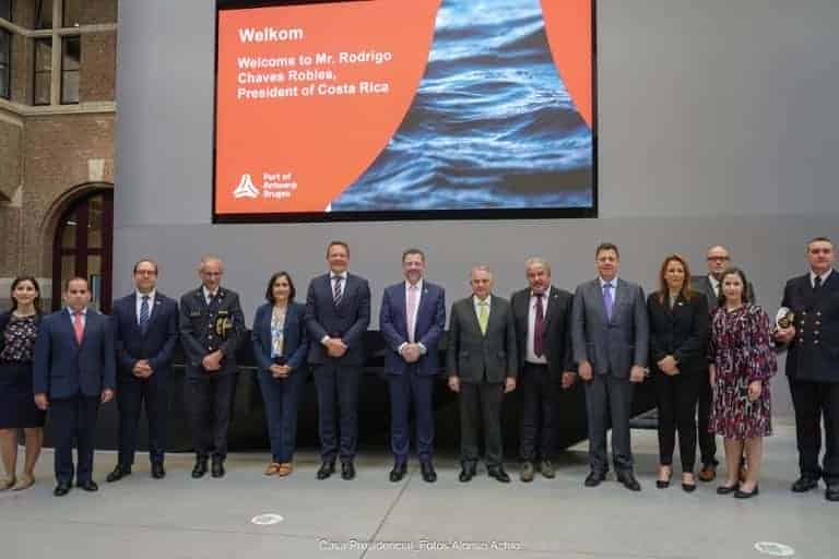 Costa Rica y Bélgica fortalecen operaciones contra el narcotráfico