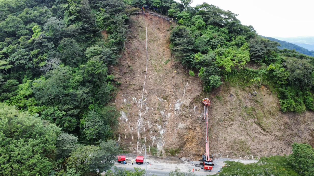 Obras de contención en Cambronero avanzan con un 15% y estarán listas en enero