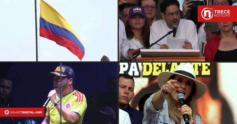 Un izquierdista, un abogado millonario y una férrea opositora, favoritos presidenciales en Colombia