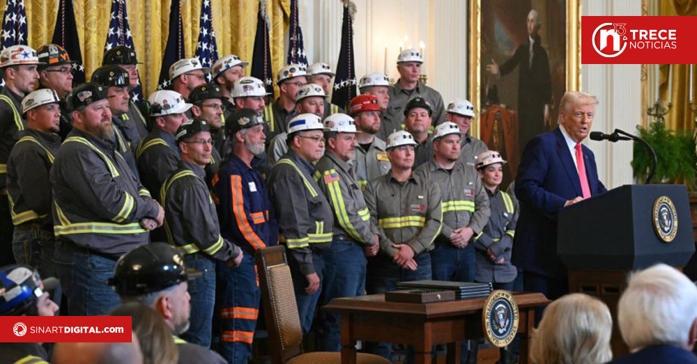 Trump firma decretos para impulsar la minería de carbón en EEUU