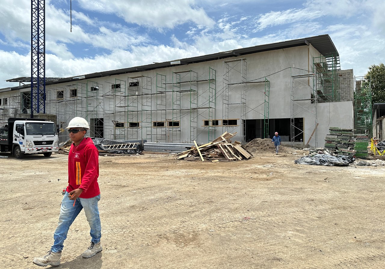 Construcción de nueva sede del área de salud Carrillo con un 38% de avance