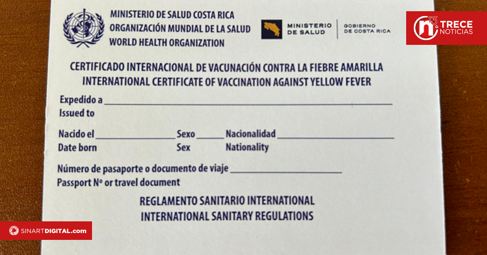 Carnés de vacunación contra la fiebre amarilla podrán retirarse hasta el 6 de enero