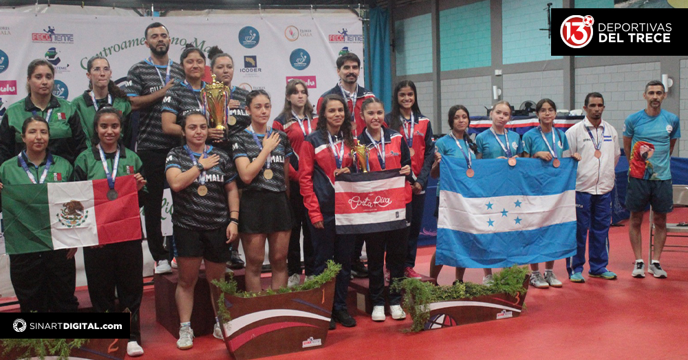 Costa Rica termina con ocho medallas en el Tenis de Mesa