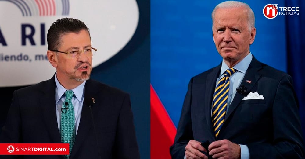 Biden recibe este martes al presidente de Costa Rica en la Casa Blanca