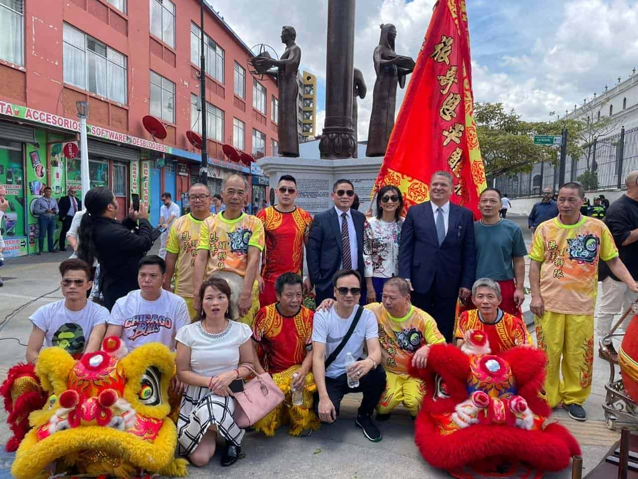 Monumento celebra 168 años de la cultura china en Costa Rica