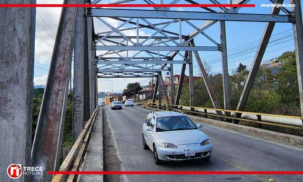 Puente sobre río Reventado tendrá cierres generales y paso regulado