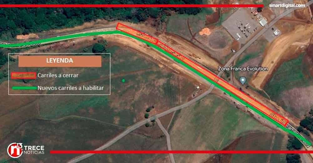 ¡Preste atención! Harán desvíos en la ruta 1 a la altura de Tacares de Grecia