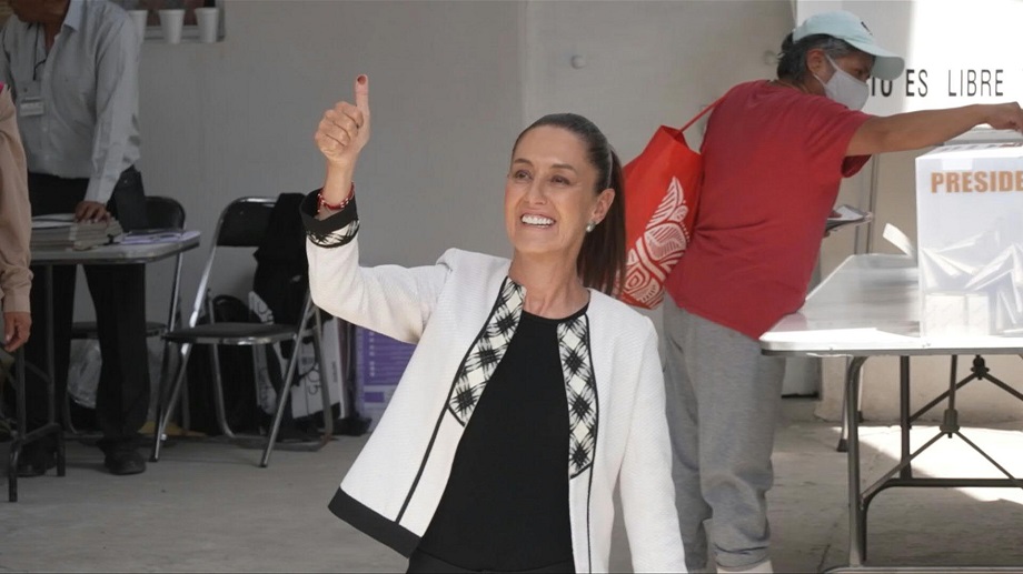Claudia Sheinbaum fue electa como la primera mujer presidenta de México.