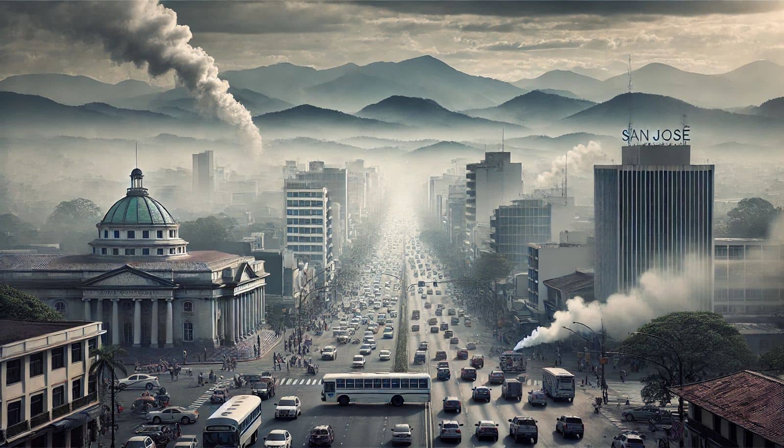 Alarmante deterioro por contaminación del aire en San José 