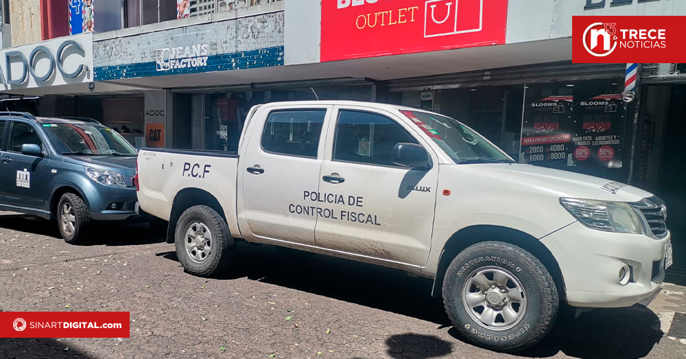 Policía de Control Fiscal y Salud verifican si 'outlets' están en regla