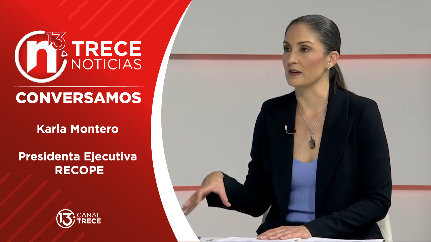 Conversamos con: Karla Montero,  Presidenta Ejecutiva RECOPE