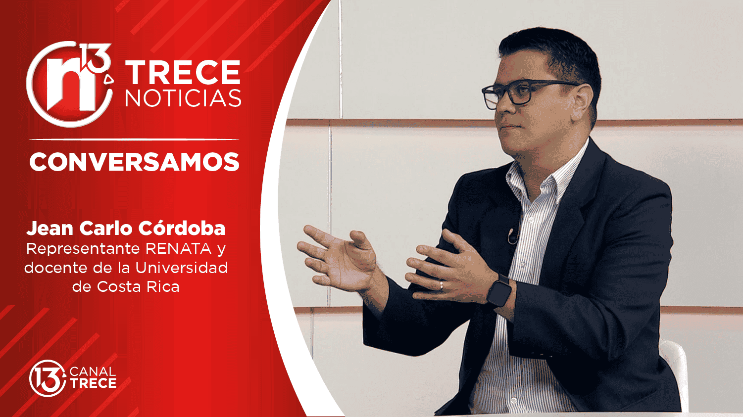 Conversamos con Jean Carlo Córdoba, representante RENATA y docente UCR. (Copiar)