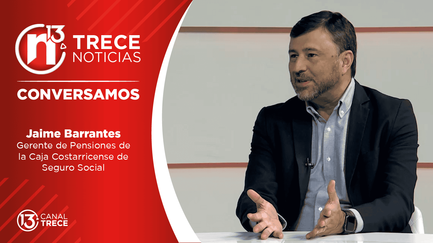 Conversamos con Jaime Barrantes, Gerente de Pensiones de la CCSS | 19 agosto 2024.