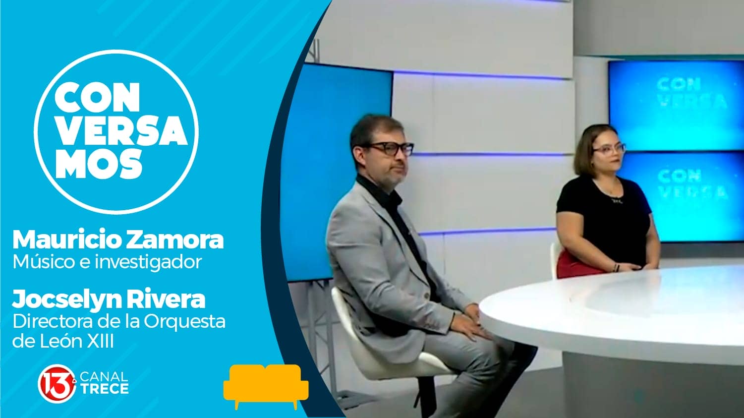 Conversamos con Mauricio Zamora, músico, y Jocselyn Rivera, directora de la Orquesta de León XIII