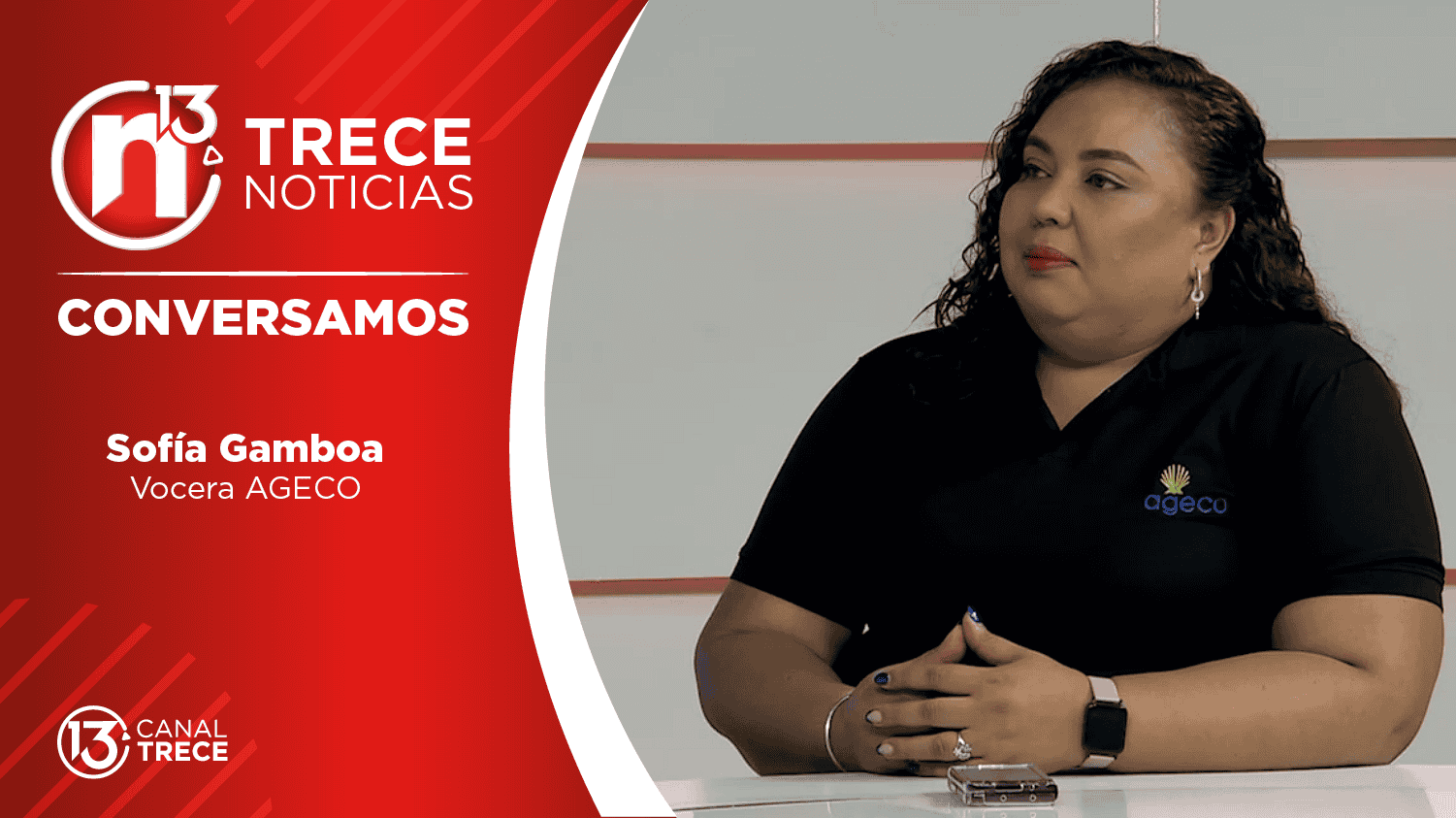 Conversamos | Sofía Gamboa, vocera AGECO. 5 septiembre 2024.