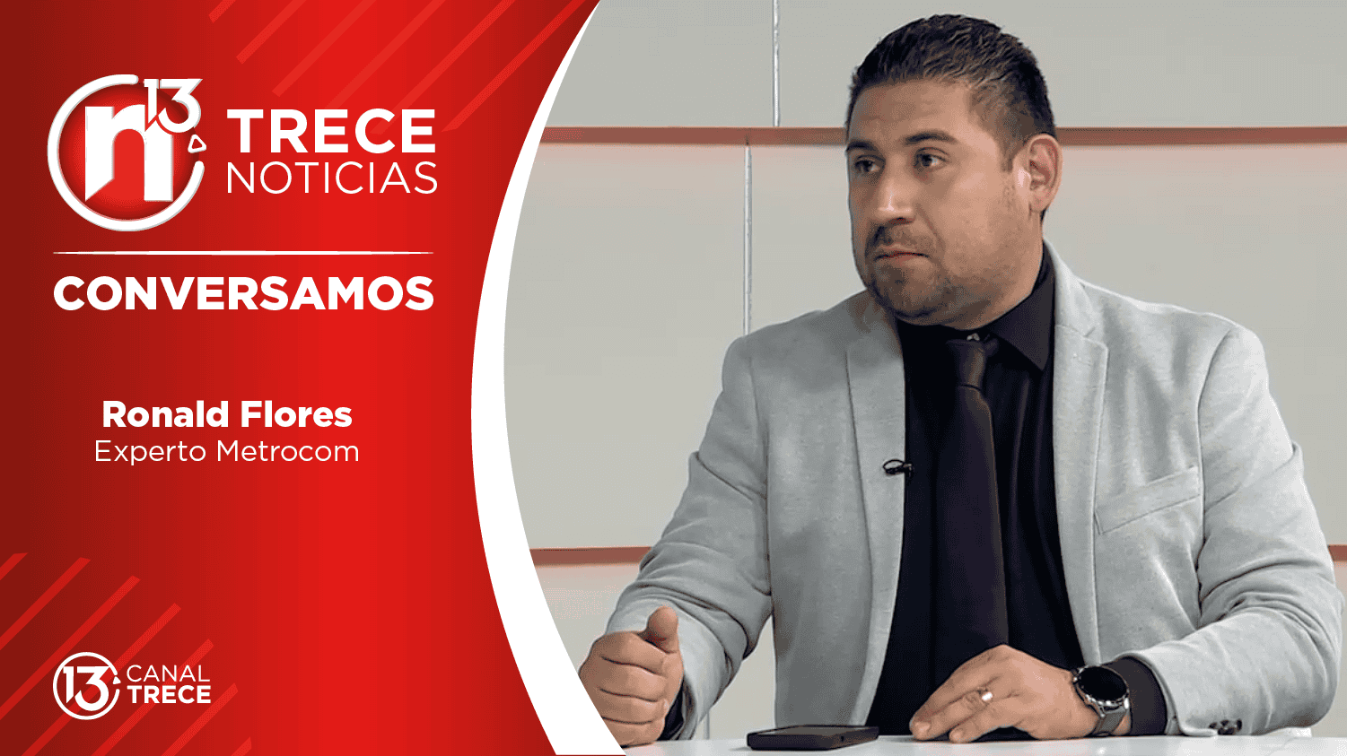 Conversamos | Ronald Flores, experto Metrocom. 6 septiembre 2024.