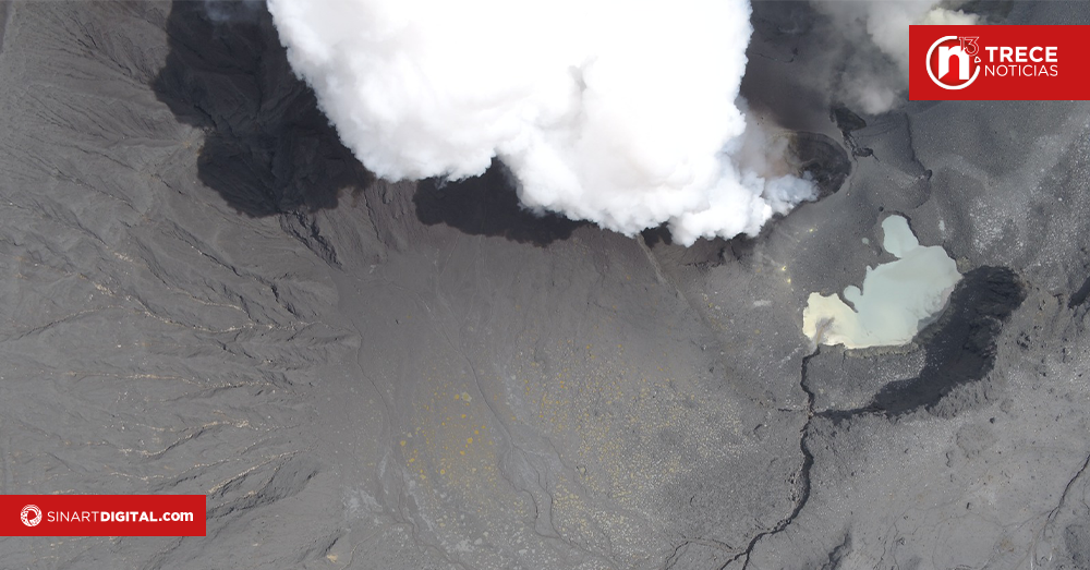 Video muestra cambios en el cráter del Volcán Poás tras las últimas erupciones