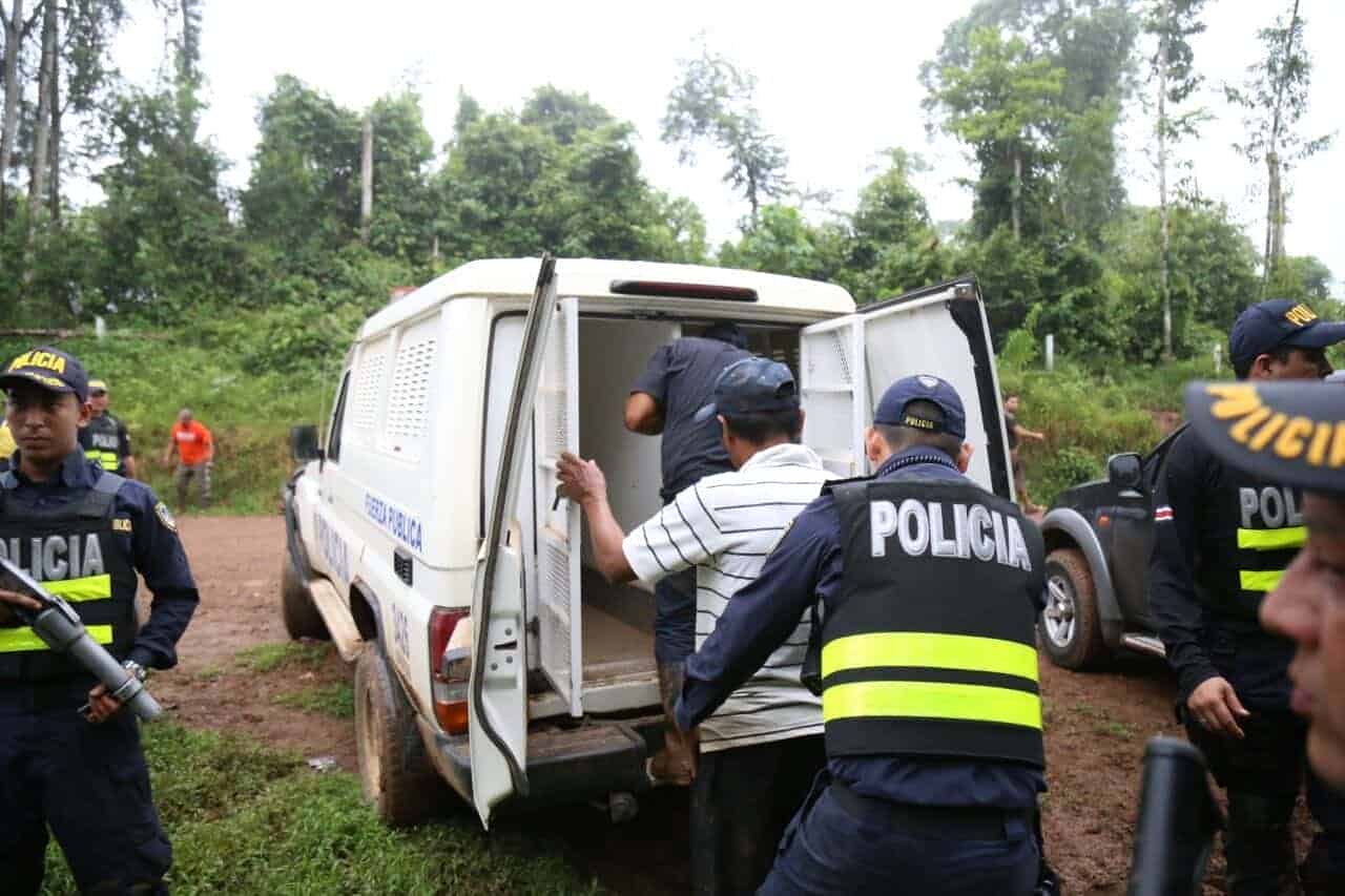 Operación policial en Crucitas será replanteada, pero Fuerza Pública no se moverá de la zona