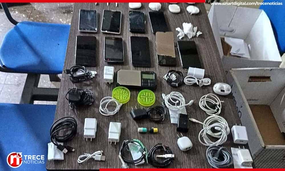 Policia Penitenciaria irrumpió en tres cárceles y decomisó armas, drogas y celulares
