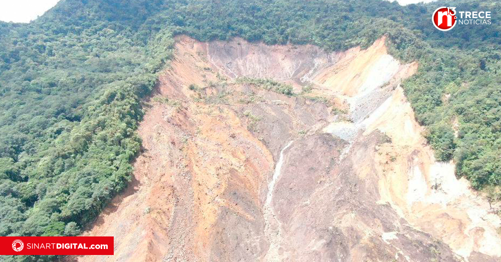 CNE mantiene vigilancia y trabajos en deslizamiento de río Aguas Zarcas