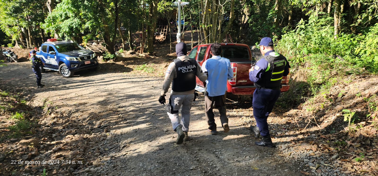 Hombre detenido por disparar hacia la calle en Puriscal