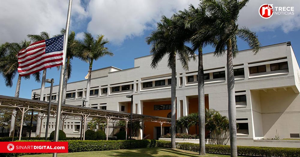 Embajada de Estados Unidos permanecerá cerrada el lunes 4 de setiembre