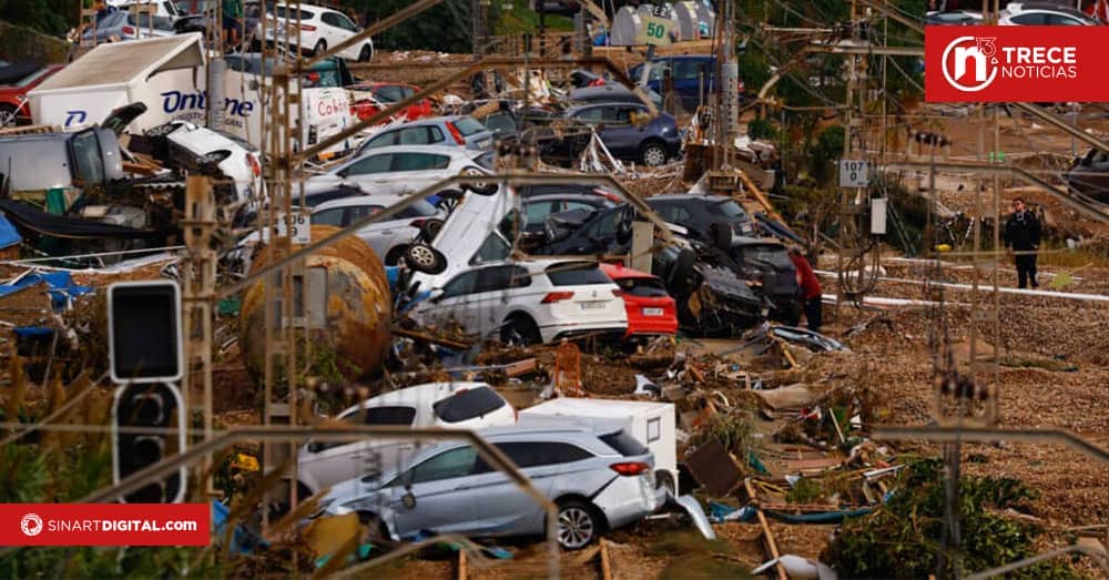 España activa aviso rojo por lluvias en el litoral de Valencia dos semanas después de las inundaciones