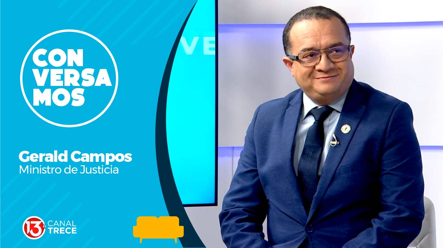 Conversamos con Gerald Campos, ministro de Justicia. 