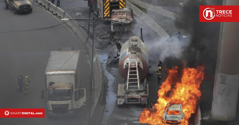 Sube a 25 la cifra de muertos por la explosión de un camión de gas en México