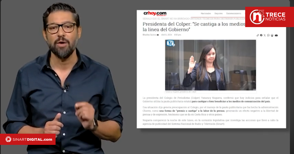 Presidente del SINART Fernando Sandí le exige a la Presidenta del  Colegio de Periodistas, que pruebe las afirmaciones que realizó en Comisión Legislativa