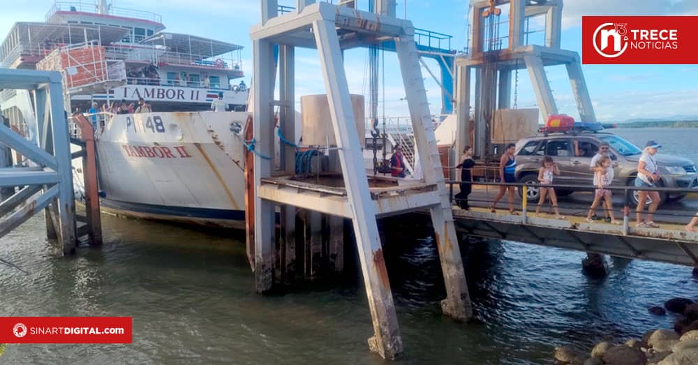 Dragado en terminal de Puntarenas garantizará servicio de ferry hacia Paquera y Naranjo