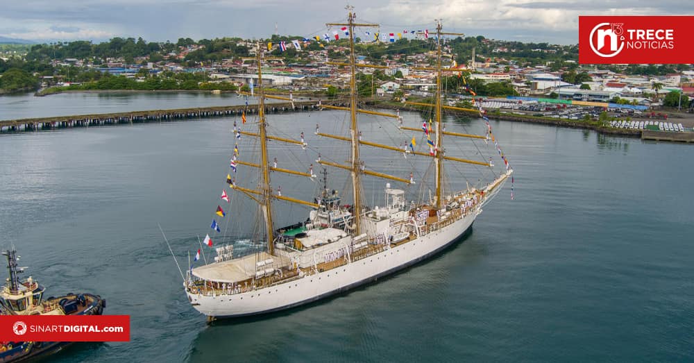 “Fragata Libertad” está en Puerto Limón y puede ser visitada