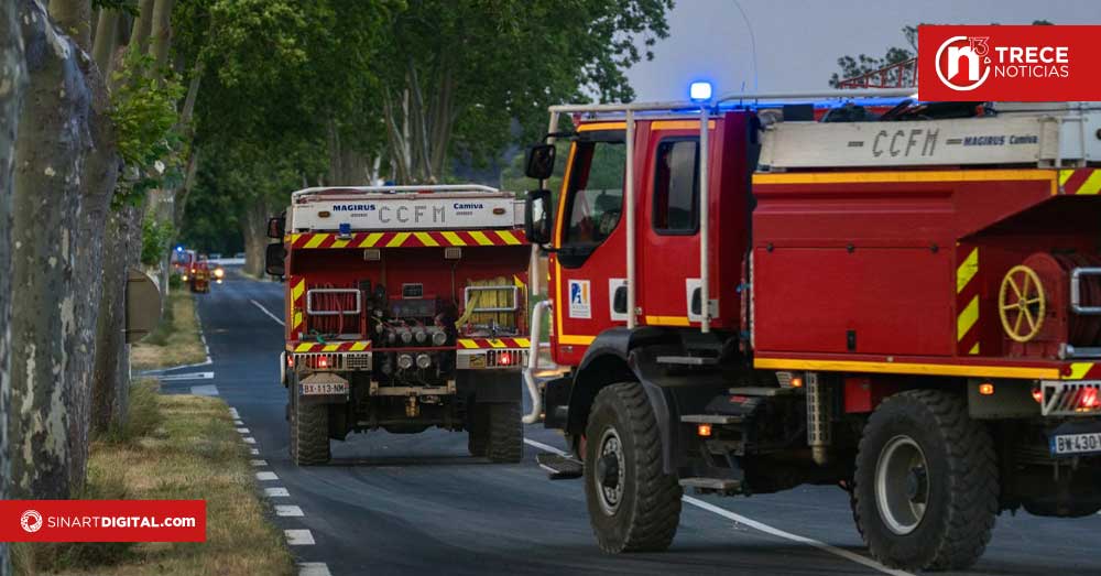 Grandes incendios forestales azotan el sur de Francia