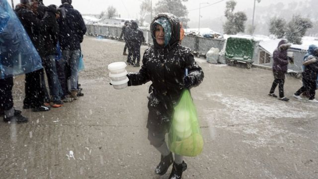 Una ola de frío golpea el centro y el este de Europa