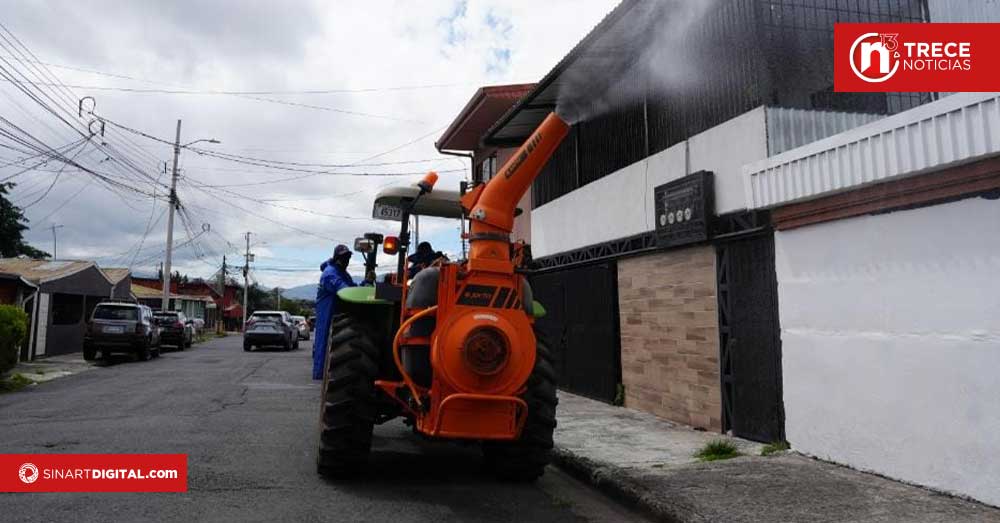 San José intensifica fumigaciones contra el dengue en comunidades con más casos