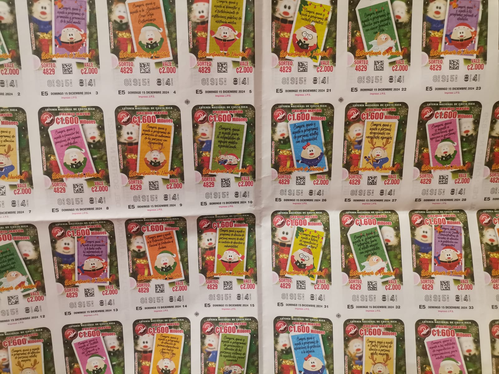 Este martes sale a la venta gordito de fin de año con premio mayor de ¢8 mil millones 