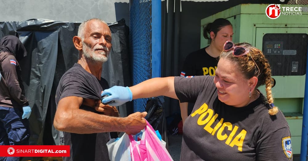 Habitantes de la calle en Limón recibieron dosis de solidaridad