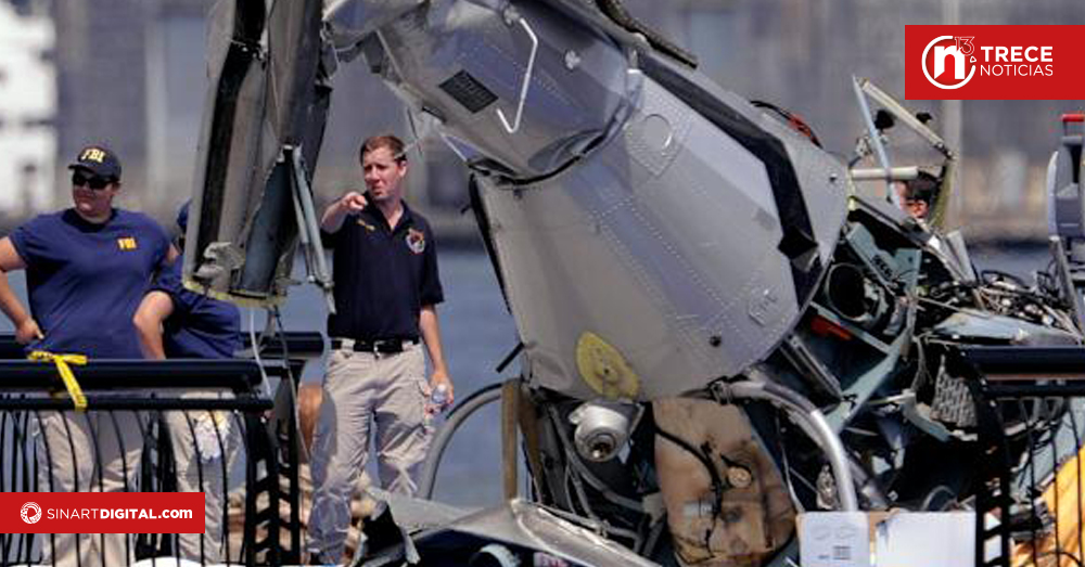 Varios muertos en accidente de helicóptero en el río Hudson en Nueva York, según prensa