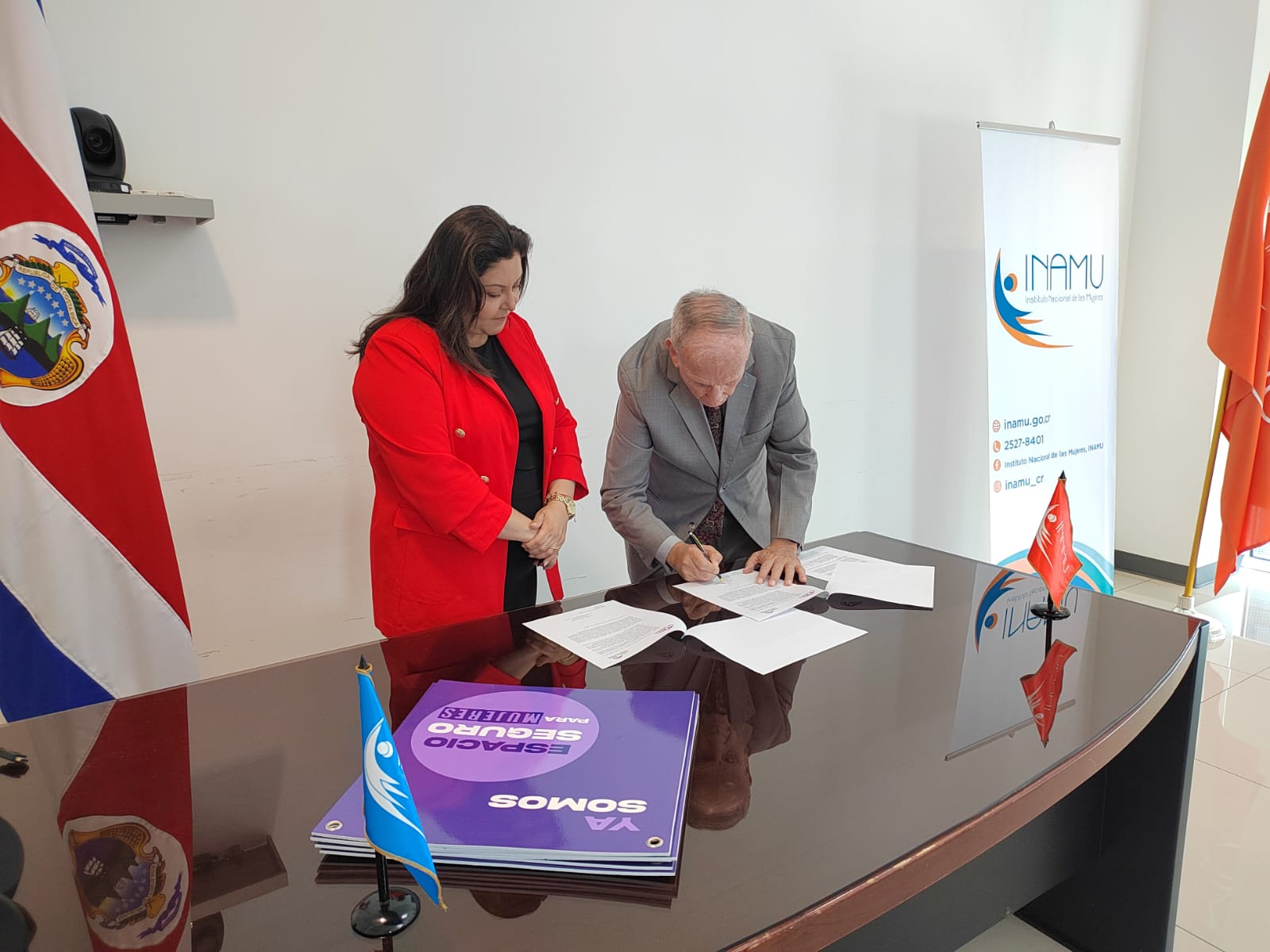 INAMU reconoció esfuerzos del ICT por la seguridad de las mujeres