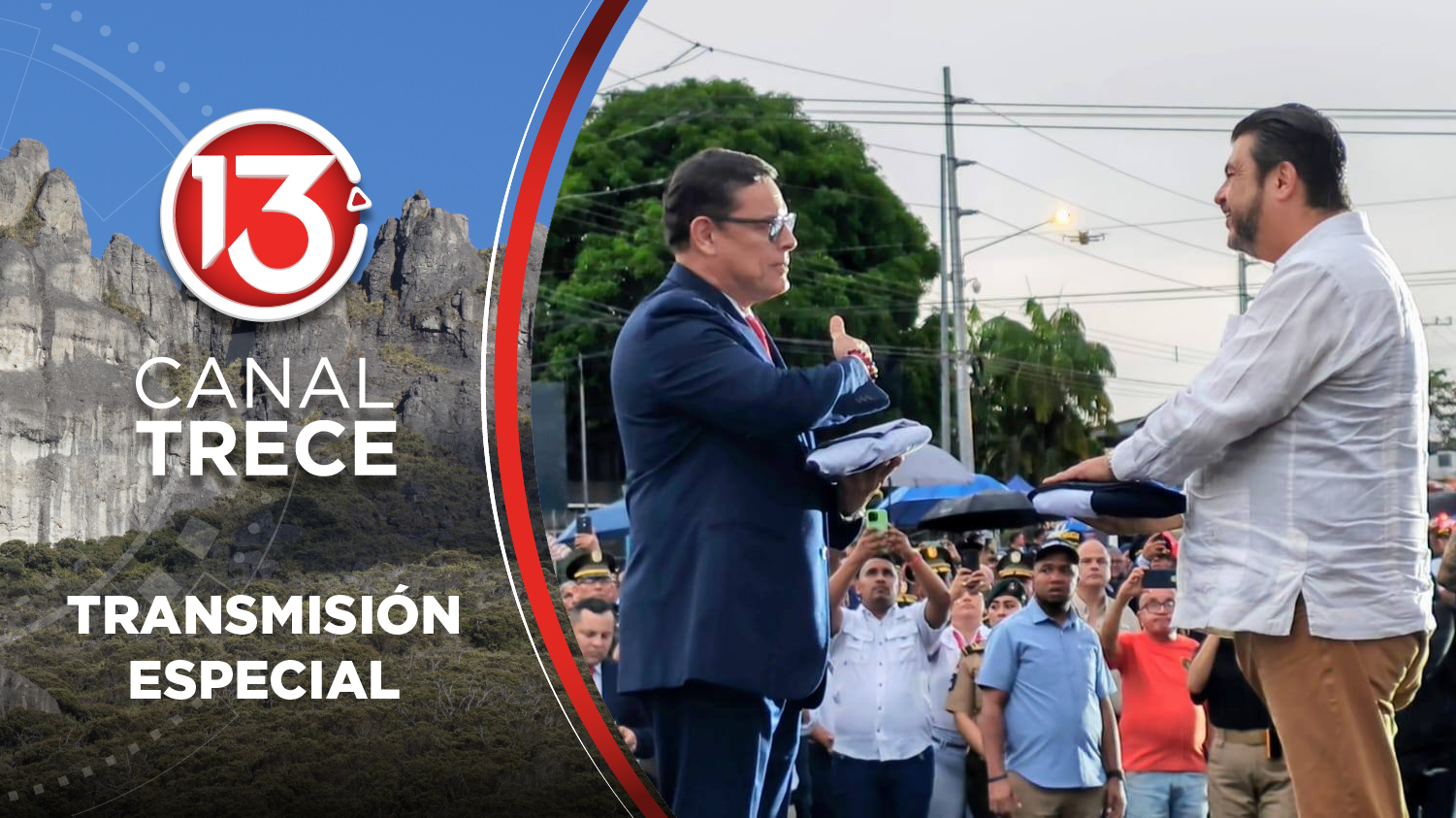 Intercambio de banderas Costa Rica - Panamá 