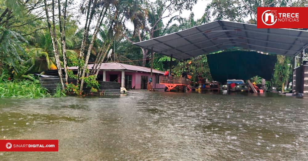 Más de 1.500 personas en albergues por Inundaciones en el Caribe Norte y Zona Norte