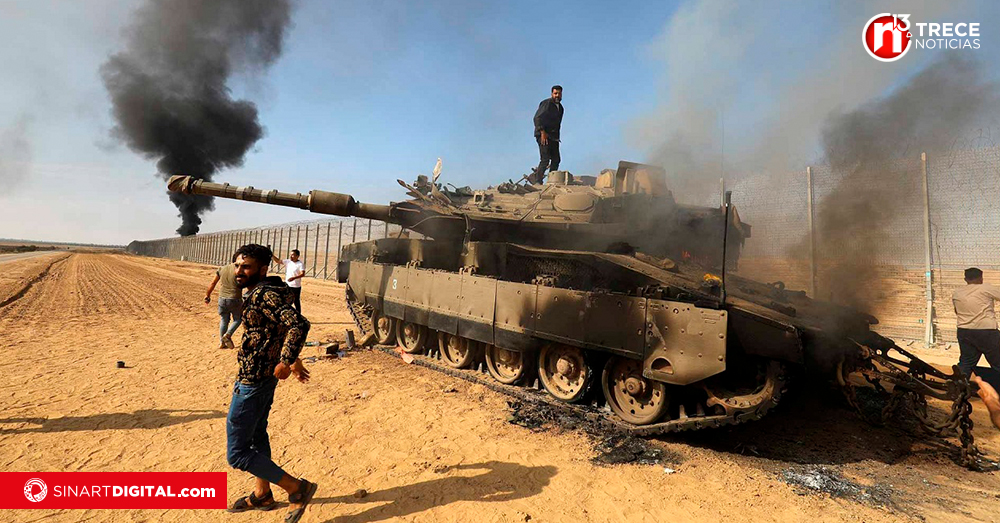 Aviación israelí bombardea el centro de la Ciudad de Gaza; Israel encuentra 1.500 cuerpos de militantes de Hamás
