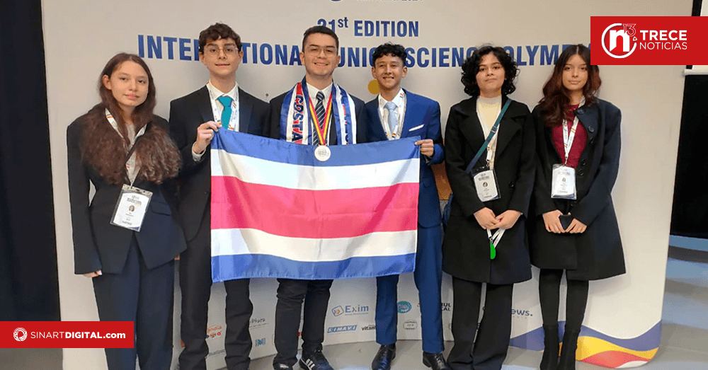 Jóvenes ticos destacan en olimpiada de ciencia en Rumanía