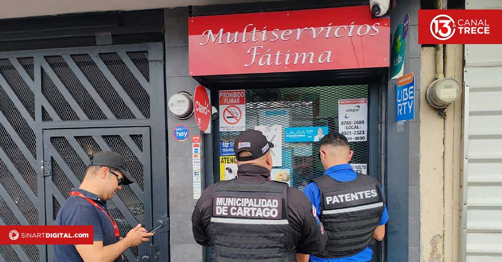 Operativo en Cartago deja cierres por venta ilegal de lotería