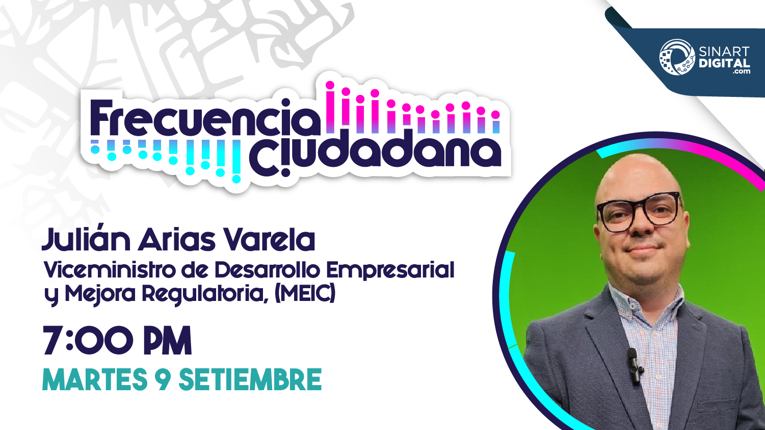 Entrevista Julían Arias, MEIC | Frecuencia Ciudadana 