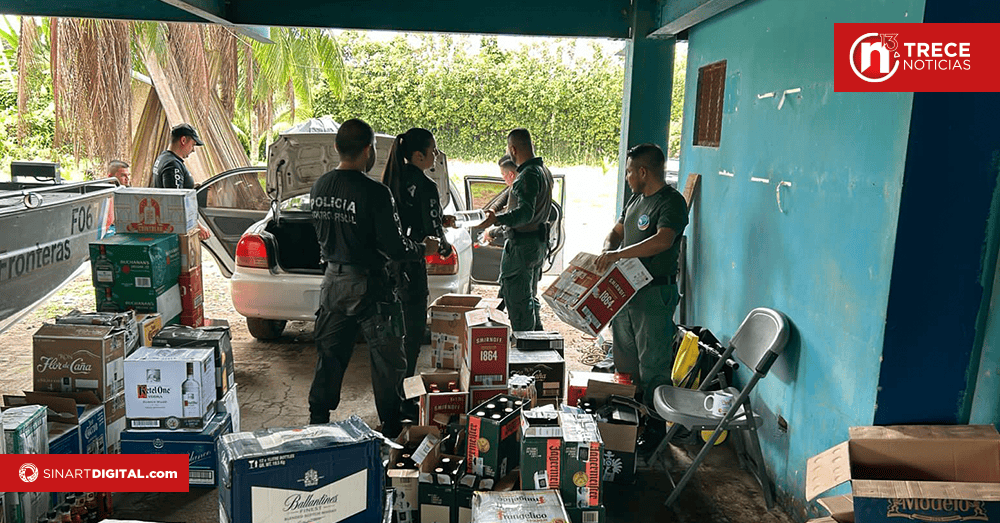En tan solo 13 días, Policía quita ¢30 millones a organizaciones dedicadas a contrabandear licor