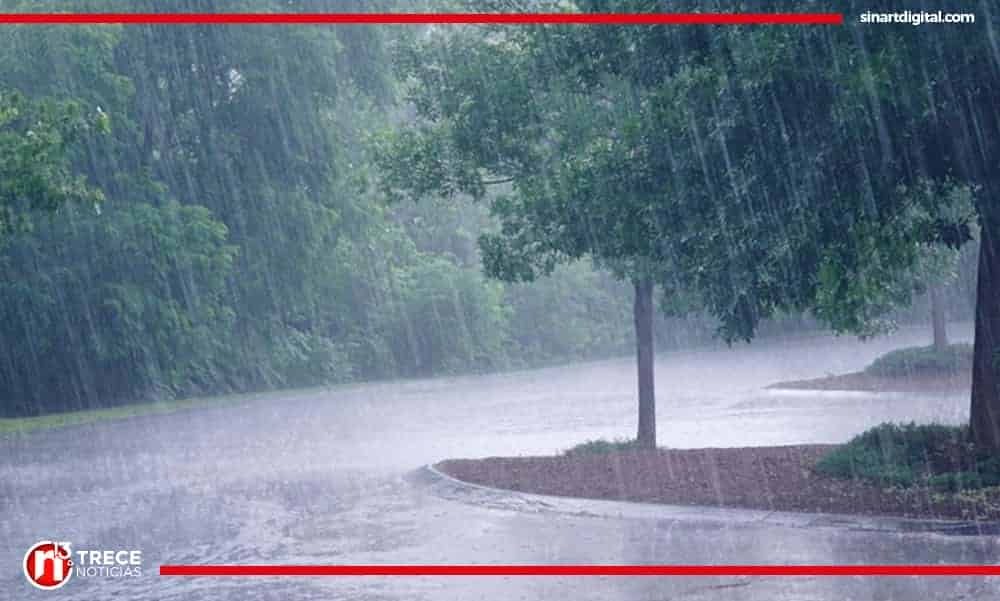 Fuertes aguaceros caerán durante la tarde y noche de este martes