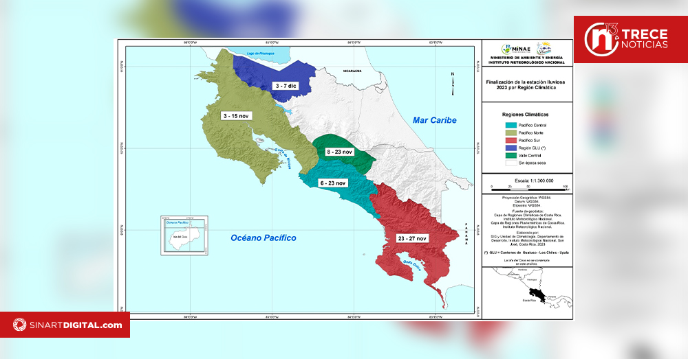 ¿Cómo y cuándo se dará la transición de la época lluviosa a la seca?