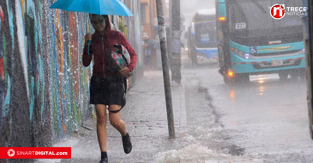 Se espera una tarde bastante lluviosa: IMN